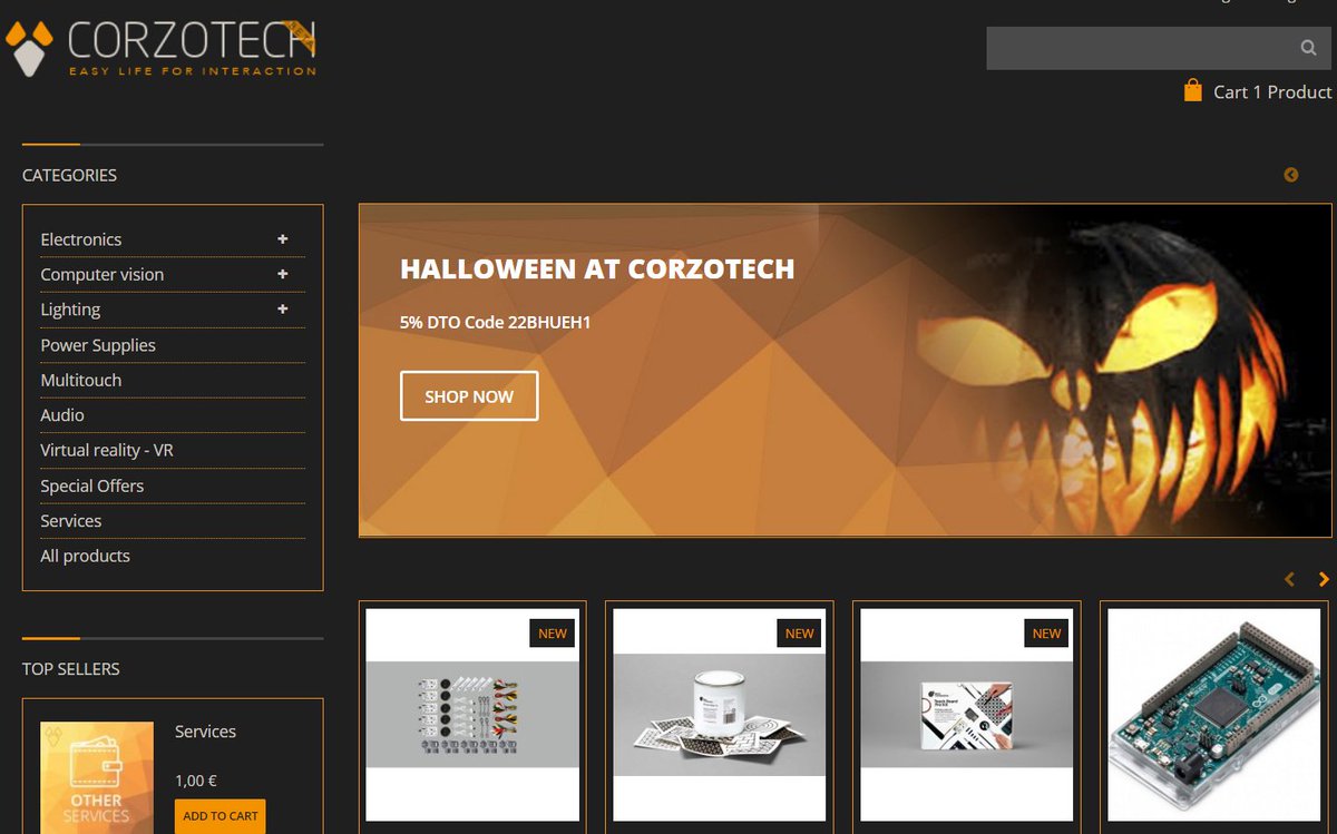 Halloween in Corzotech, take advantage of the 5% discount coupon 22BHUEH1  on the entire website until Sunday, November 4🎃🎃