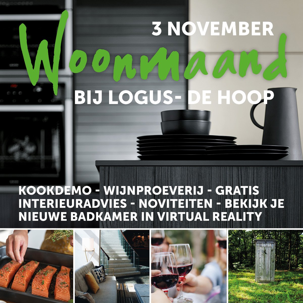 logus_dehoop's tweet photo. MEGA sale en WOONMAAND bij Logus Terneuzen! Kom vandaag naar Logus! 

Wat is er te doen? 
✔️Uitverkoop #badkamers &amp; #keukens
✔️Kookdemonstratie 
✔️Gratis interieuradvies
✔️Badkamers en Tegels in 3D Virtual Reality

Toegang is uiteraard gratis! 
#Sale #Woonmaand #Logus https://t.co/V6R8XbpHcZ