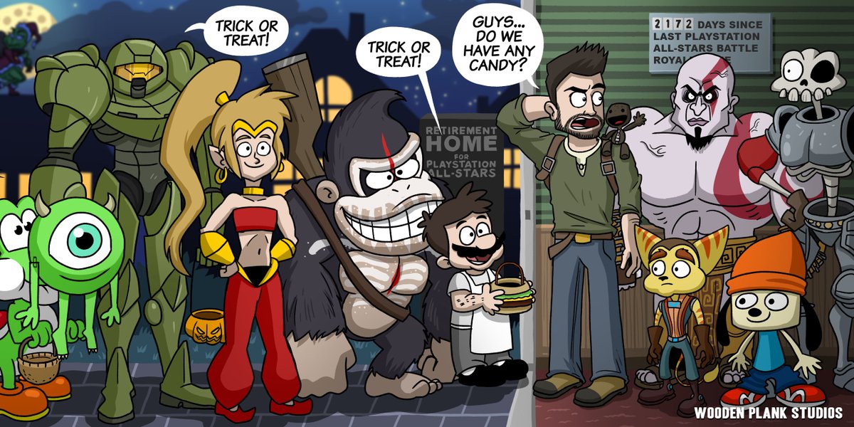 WoodenPlank's tweet image. Everyone is Spooky!

Happy Halloween everyone! #SuperSmashBrosUltimate #SmashBros #Nintendo #NintendoSwitch #Halloween #NintendoDirect