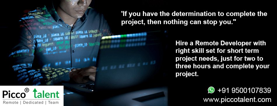 TalentPicco's tweet image. Are you stuck up in-between in your project due to shortage of resources? Do you require a #remote_Developer to complete just one or two modules which your in-house team is not able? #Hire_Remote_Developers from Picco Talent & move ahead with your project. goo.gl/GM69GR