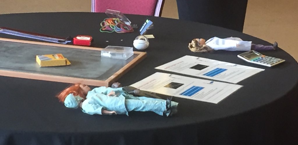 cldstandards's tweet image. Words you never thought you’d hear at the #cldms2018 conference: “I’m trying to turn Barbie into Science Barbie” #STEMCLD #becauseofCLD