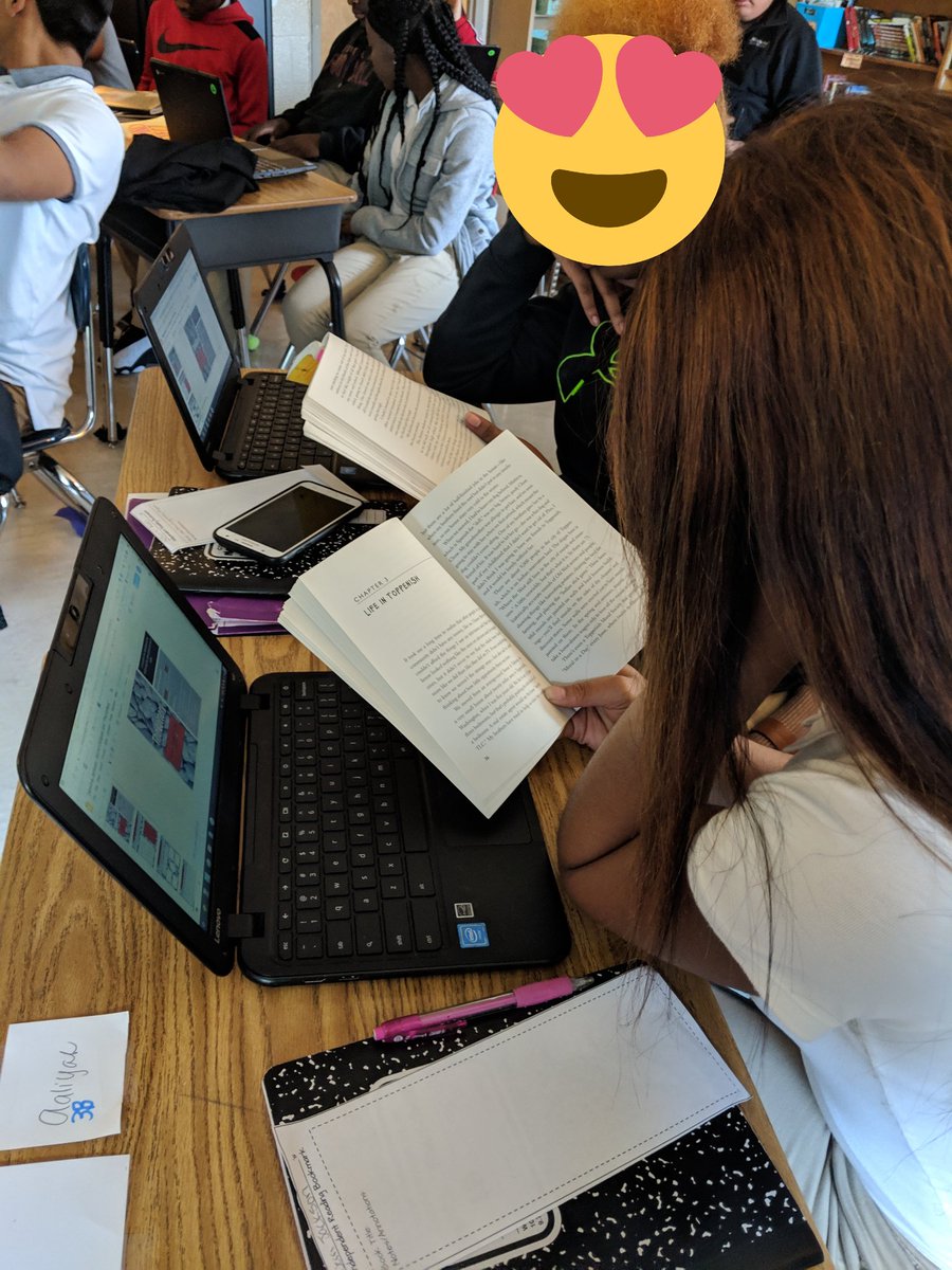 When your students have extra time and CHOOSE to keep reading their Independent Reading novels #OppZoneWins18 #choicereading #kidswhoread @hamcoschools @HCSOppZone