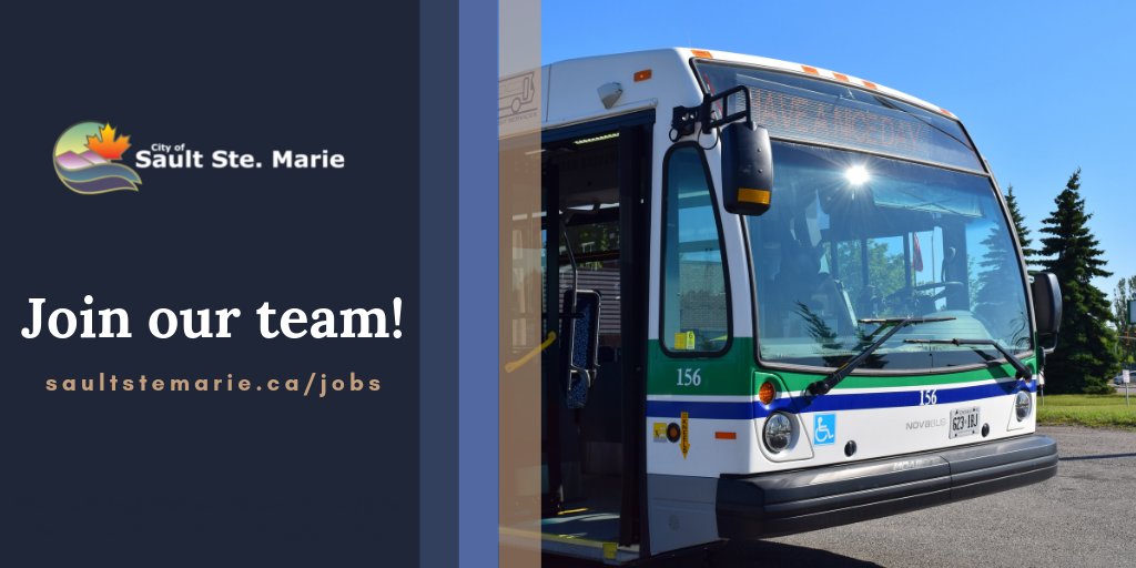 Manager, Transit & Parking - Apply today! More info: saultstemarie.ca/jobs  #saultjobs https://t.co/hwn0lQhVmr