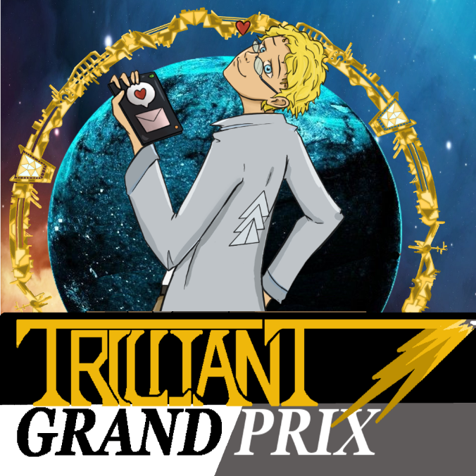 TrilliantCorp's tweet photo. Another three brave racers have joined the lineup for the 86th Trillia Grand Prix:
Jaxton Benson for @HouseTriangulum 
”Mongrel” Jim Timo for @HouseVagrant 
Anthony Gonzales for @PRISMHeadlines 
#FarVerona #RollPlay https://t.co/6JGFQxicoS