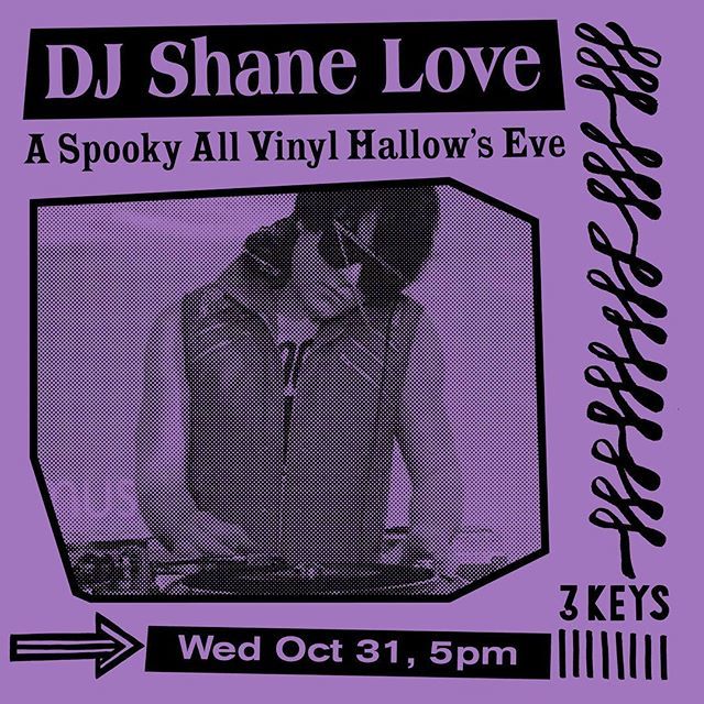 Getting spooky in here, y’all. Join @dj_shane_love504 for a scary good all-vinyl set starting at 5pm.
