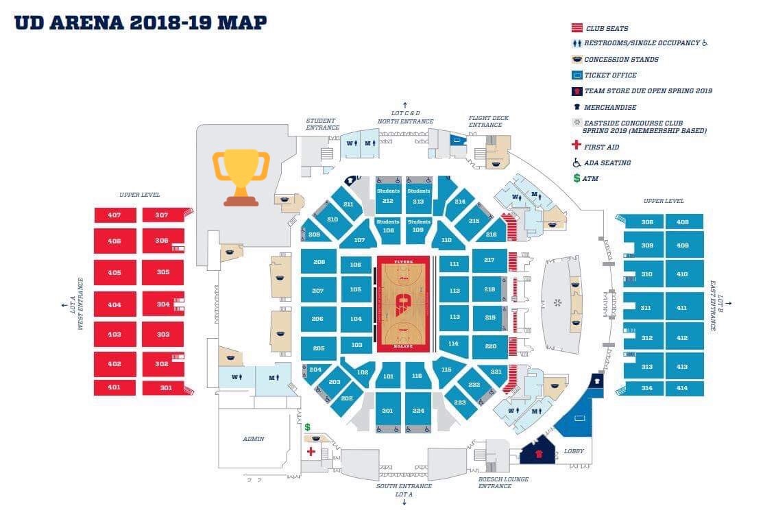 University Of Dayton Basketball Arena Seating Chart