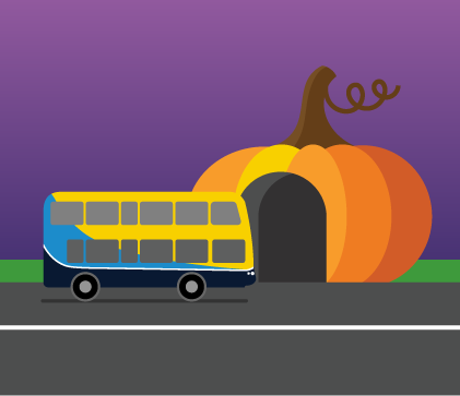 Wishing you a safe and Happy Halloween!
#transit #busstop #wayfinding #maps