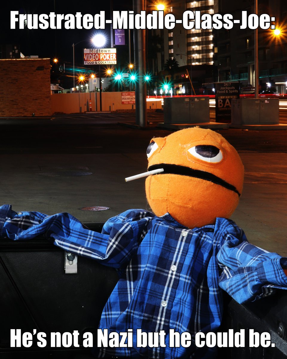 Redacted in Exile: My neighbor Deric plays “Frustrated-Middle-Class-Joe” on Cosmos City’s #1 television show, “The Viagra Monologues.” His catchphrase is “He’s not a Nazi, but he could be!” - anachs.com/blog-1/middle-…