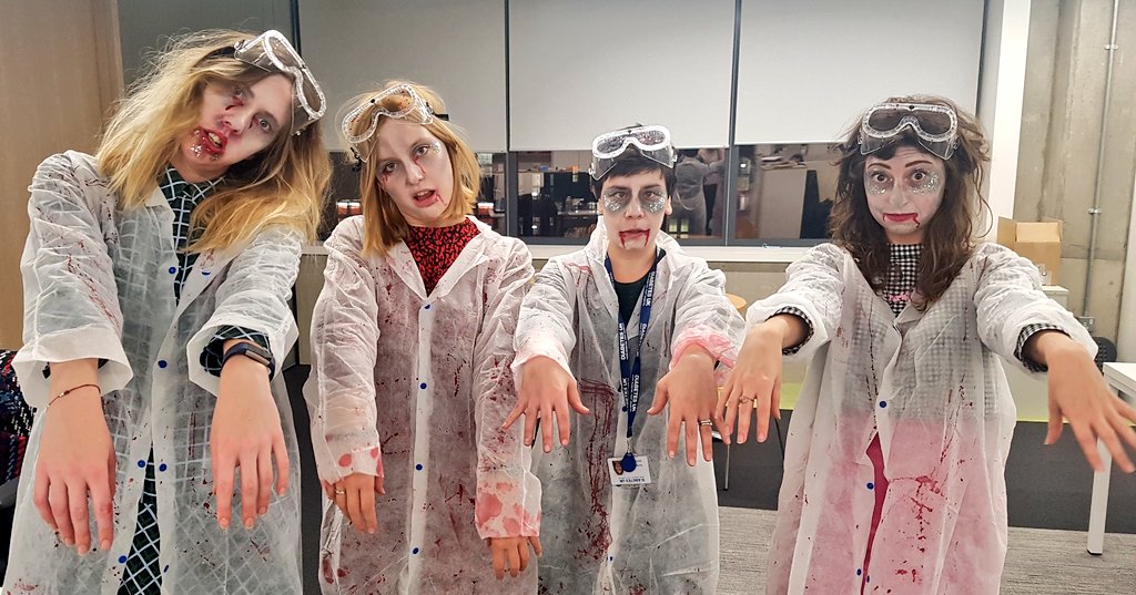 Something spooky's going on with the Research Team tonight...
#HappyHalloween