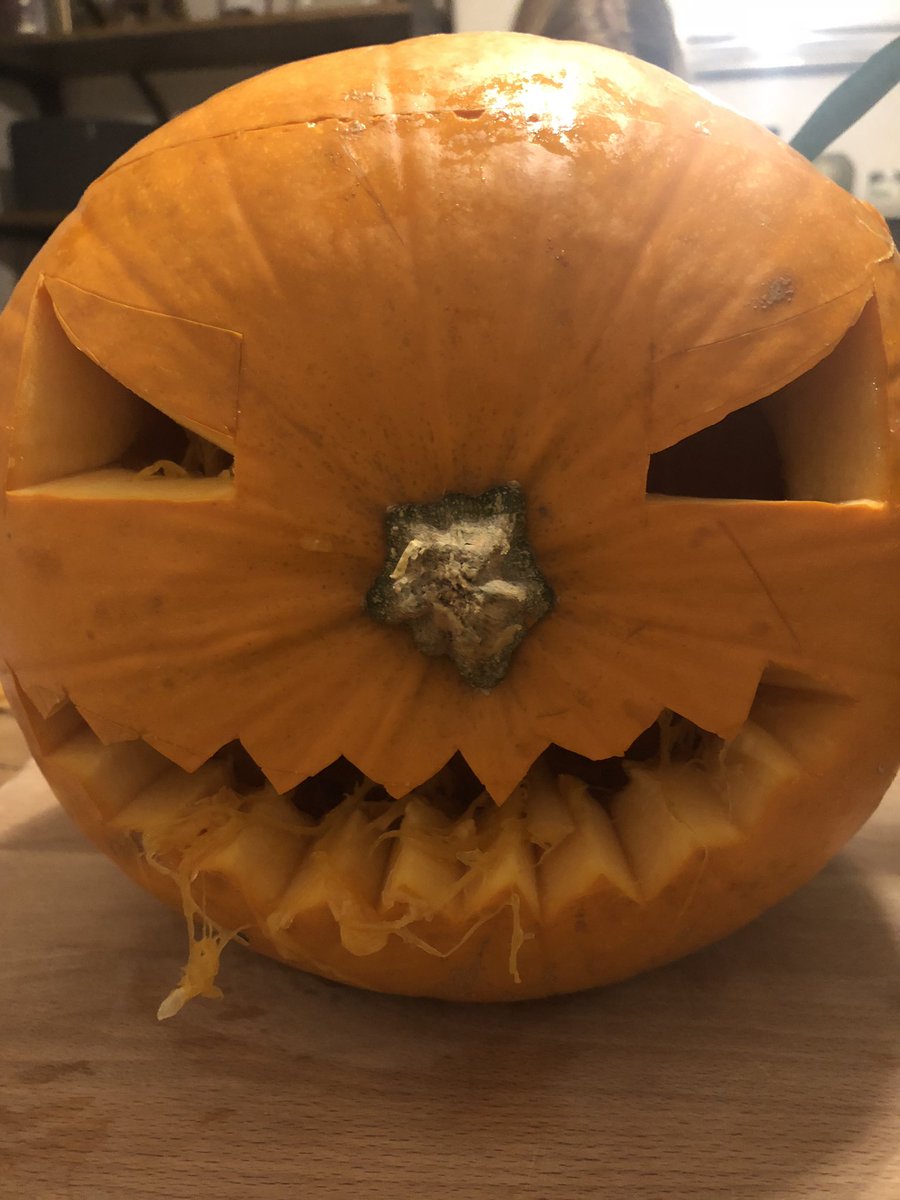 Pre nights arts and crafts... finished article to follow #Halloween2018 #pumpkincarving