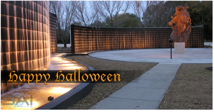 Happy Halloween from all of us at SAI Fountains. Have a safe and spooky #halloween everyone. 

#fountains #waterfeature #spooky #halloween2018 #saifountains #southernaquatics