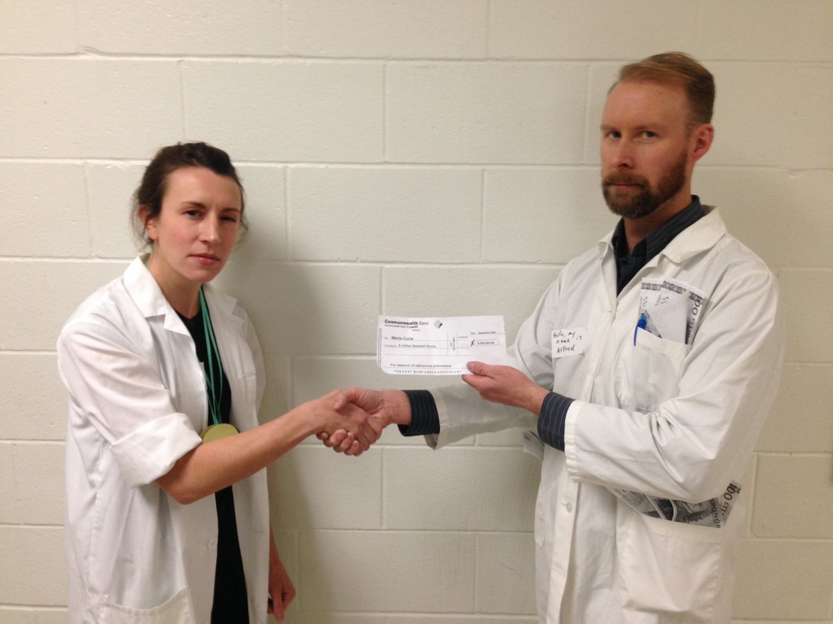 SabreScience's tweet photo. Happy Halloween! @SalComp #mariecurie #alfrednobel #science! https://t.co/fkq4gFe3Fs