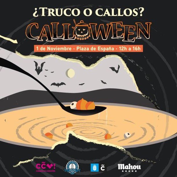 Tenemos ganador.

CALLOWEEN 🍲 ¿Truco o Callos?

📍A Coruña

#MastersOfHalloween ☠️