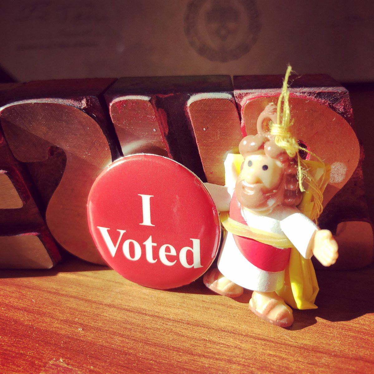 nativity_church's tweet photo. WWJD?  VOTE! https://t.co/v8oqaI6GuK