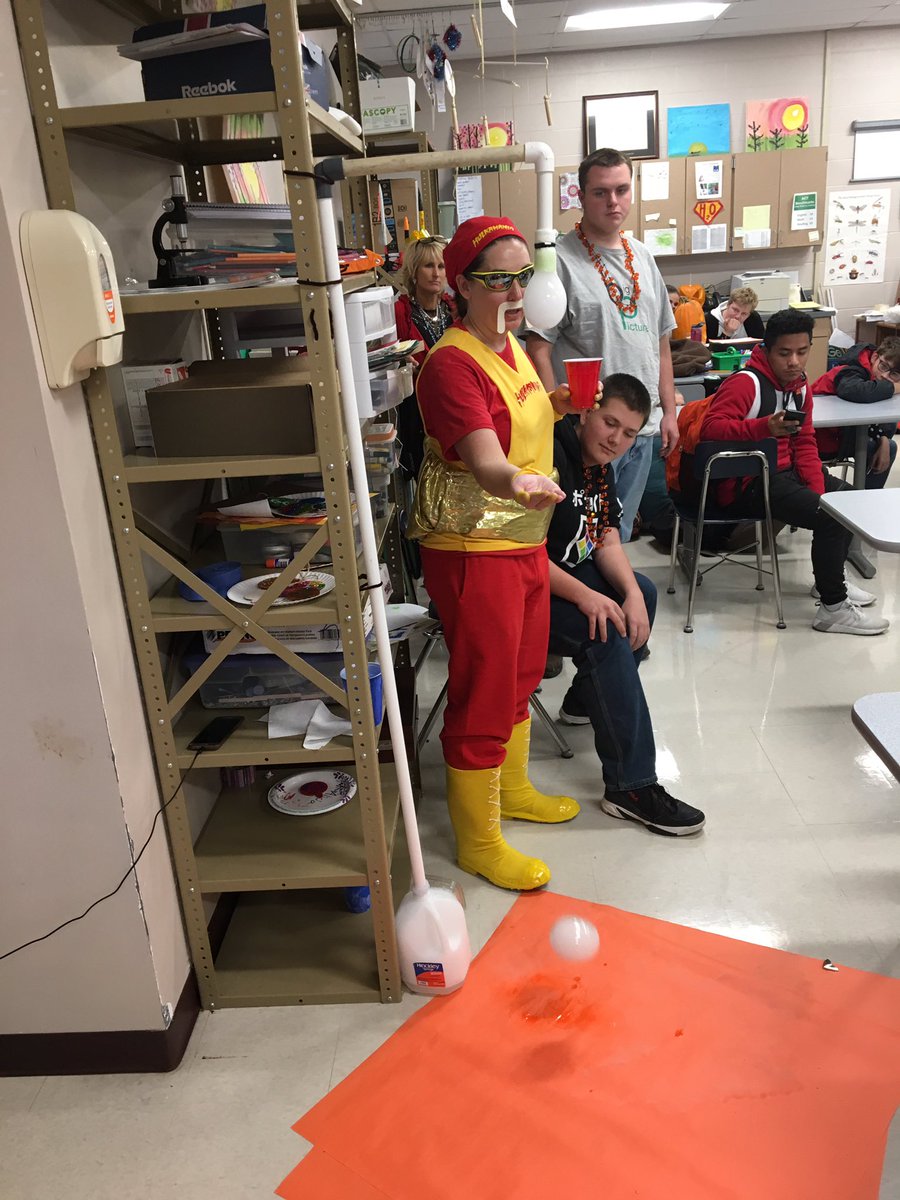 <a href="/HulkHogan/">Hulk Hogan</a> showed up for some Halloween fun with dry ice in our science classroom today.