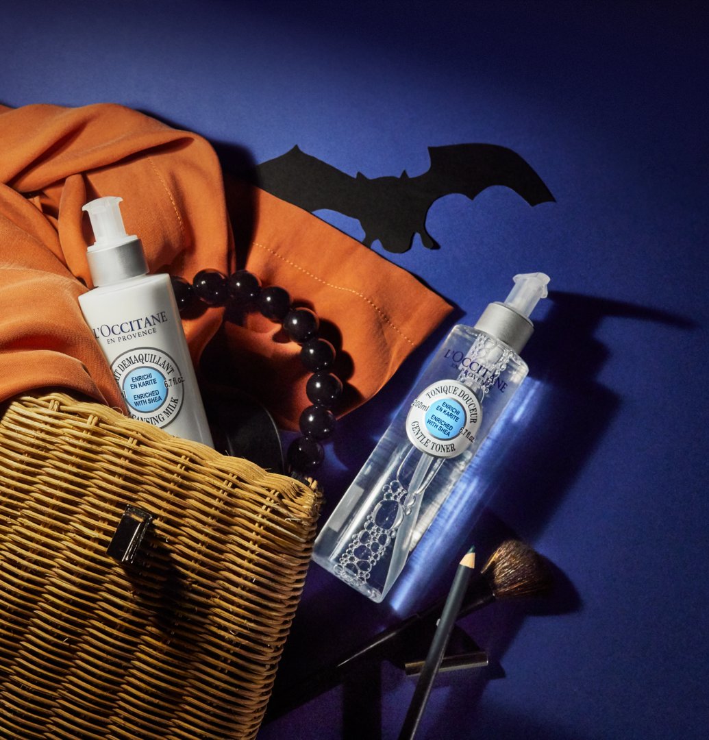 LOccitane_CH's tweet photo. 🦇🕷 - Nos Démaquillants &amp; Nettoyants Karité, nettoient votre peau en douceur et éliminent vos impuretés... et ce n'est pas de la sorcellerie ! 🎃 https://t.co/Mnln7lXm2g