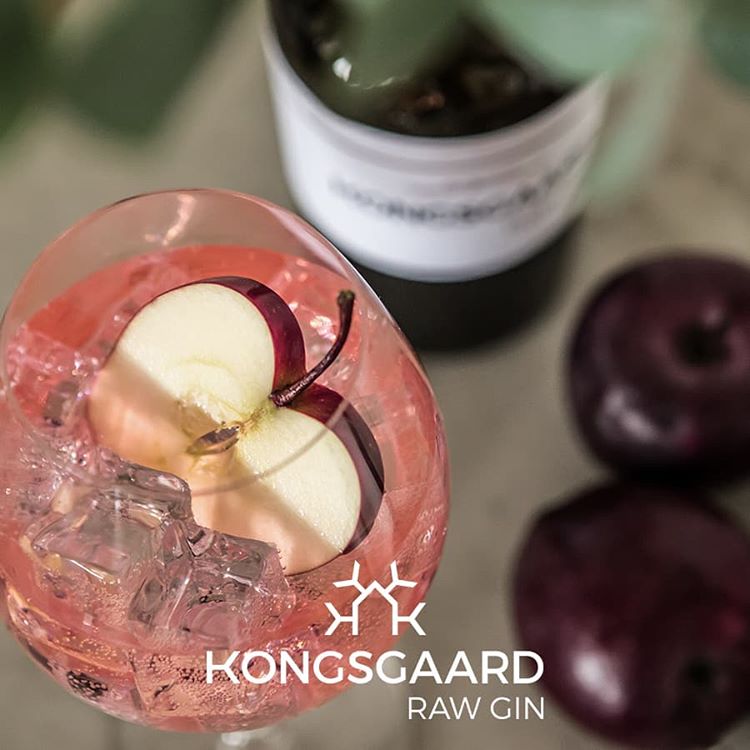 Remember bobbing for apples as a kid? This Halloween <a href="/KongsgaardGin/">Kongsgaard Gin</a> mixed with aromatic tonic and some fresh apple, the grown-ups version and no water on your face, bonus. 😊 #kongsgaardgin #kongsgaard #gin #halloween