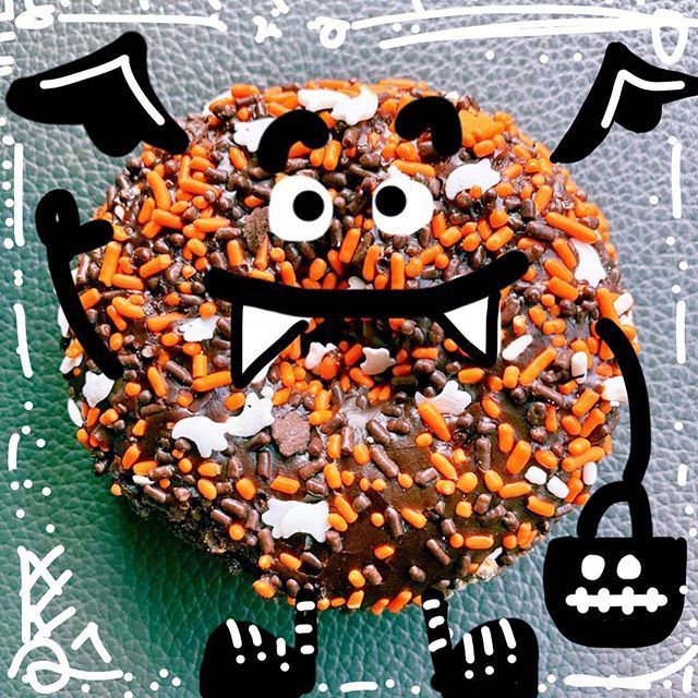 jgoode's tweet photo. Donut be afraid... sprinkles aren’t contagious. But they are delicious, especially the little ghosties. I’m just playing with my food again. 🎃
Happy Halloween, friends!
***********
.
.
.
.
.
.
#happyhalloween #halloweendonut #sprinklesdonut #chocola… https://t.co/kx9GfiuCYG https://t.co/TMEhGFxBay