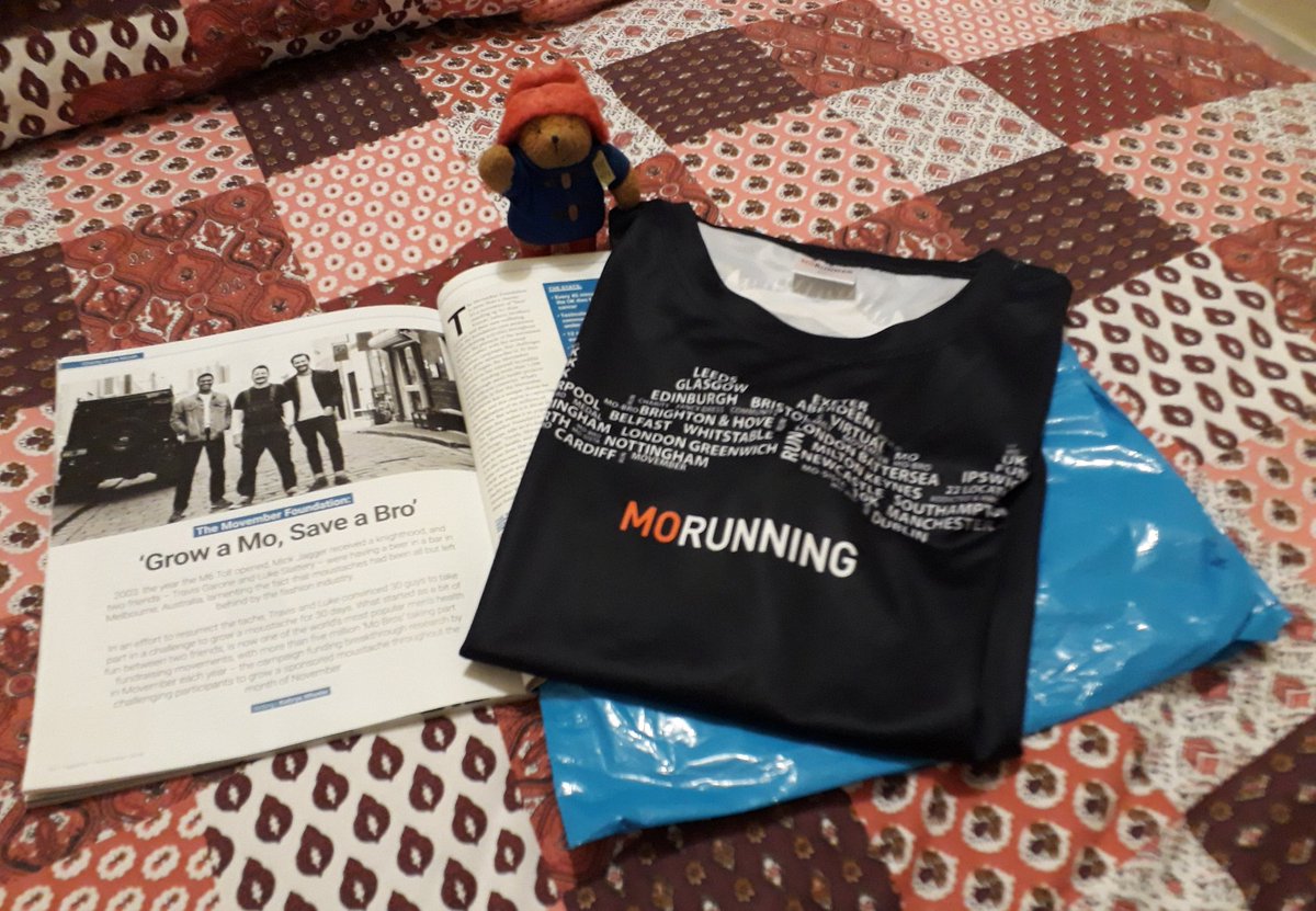 MrPB_Esq's tweet image. #MoSista Susan and #MoBear Mr PB have had a delivery :-)
We're ready to move 60 km and virtually run* 5 km for #Movember :-)
Fabulous service @MovemberUK and @fixevents!
And thank you @happifulhq for telling us all about #Movember2018!
#Happiful!
* read walk/totter/hobble :-)