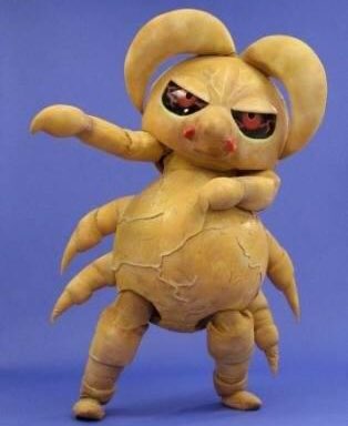 mondomascots's tweet image. Chiridani Daio is a giant dust mite king who appears in commercials for Robo Patch, a device which traps mites.