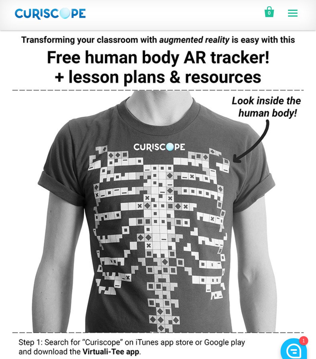 mjwheelerali's tweet photo. Exploring @curiscope using their #virtualitee #ARtracker! Pretty cool way to bring the human body to life! Use your finger & iPad camera to track your heartbeat & get 360 views inside #humanbody systems! #ARVRedu #peel21st https://t.co/0GFUsWyEJ9
