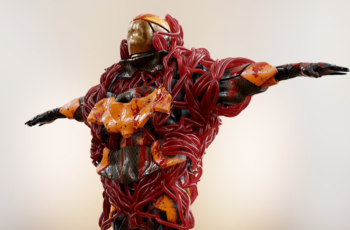 Akira Saito グロ注意 Happy Halloween グロ注意 Procedural Hard Surface Design With Houdini 残念ながらこれも骨を入れてもらえなかった 動くところが見たい