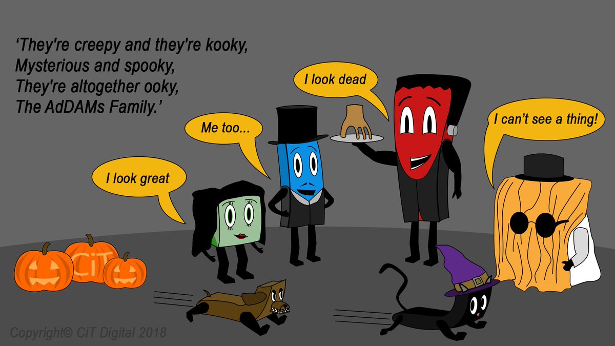 CiTDigitalUK's tweet image. #HappyHalloween from the AdDAMs family at iMediaflow
#DAM Buddy and friends have taken a night off to go trick or treating! Spooktacular!
#DigitalAssetManagment #IT #Halloween #Costume #Fun