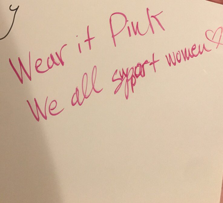 CESC_Female's tweet photo. PMU students support breast cancer fighters 💕💕💕
#PMUer 
#Pink_Day https://t.co/fP8yO7Ed8X