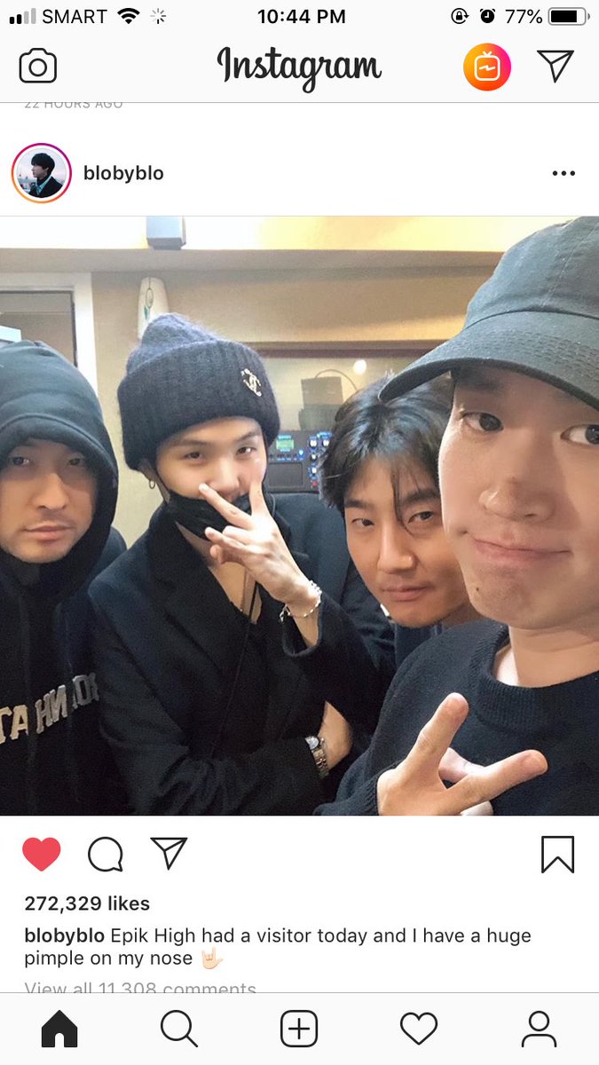 TheWrongMessage's tweet photo. OMG 😱😱 MinYoongi X Epik high 💜💖 https://t.co/LNH9Q5jpEJ