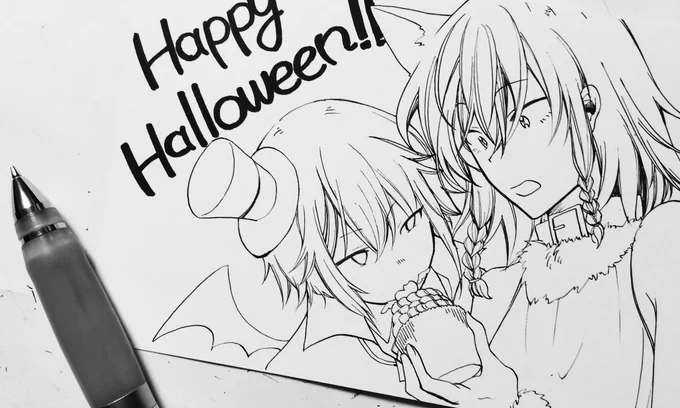 まだ途中なのでせめてもの気持ちでハロウィン 