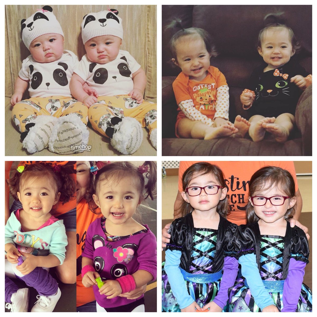 TriCoastSeniors's tweet photo. 4 years of Halloween pics of my girls. π€―π€―π±π±ππππHappy Halloween from the #fultongummies !! #adventuresingummyland #cutestfoureyes #cutestwitches https://t.co/MKHBy6XBSy