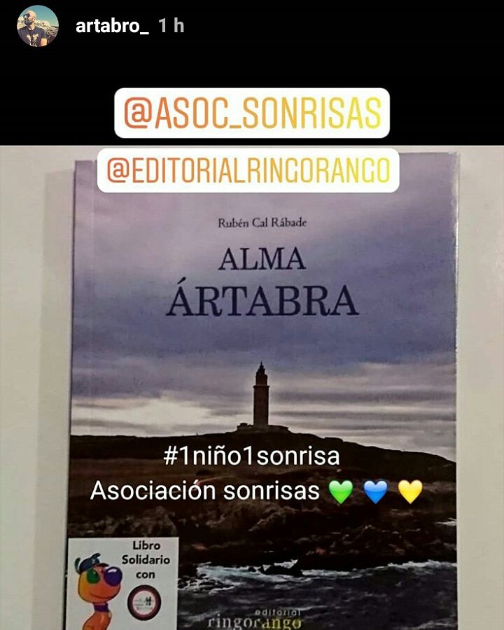 Asc_SONRISAS's tweet photo. Hoy queremos dar las GRACIAS  a Rubén Cal @eringorango por colaborar con su aportación para los diferentes proyectos de SONRISAS con la venta de su libro de poemas en prosa poética…Por sólo 10,00 € 
Puedes adquirirlo en https://t.co/7zbr1WQZ6g 
#1niño1sonrisa💚💙💛
T. 649627836 https://t.co/jJLpqUqjik