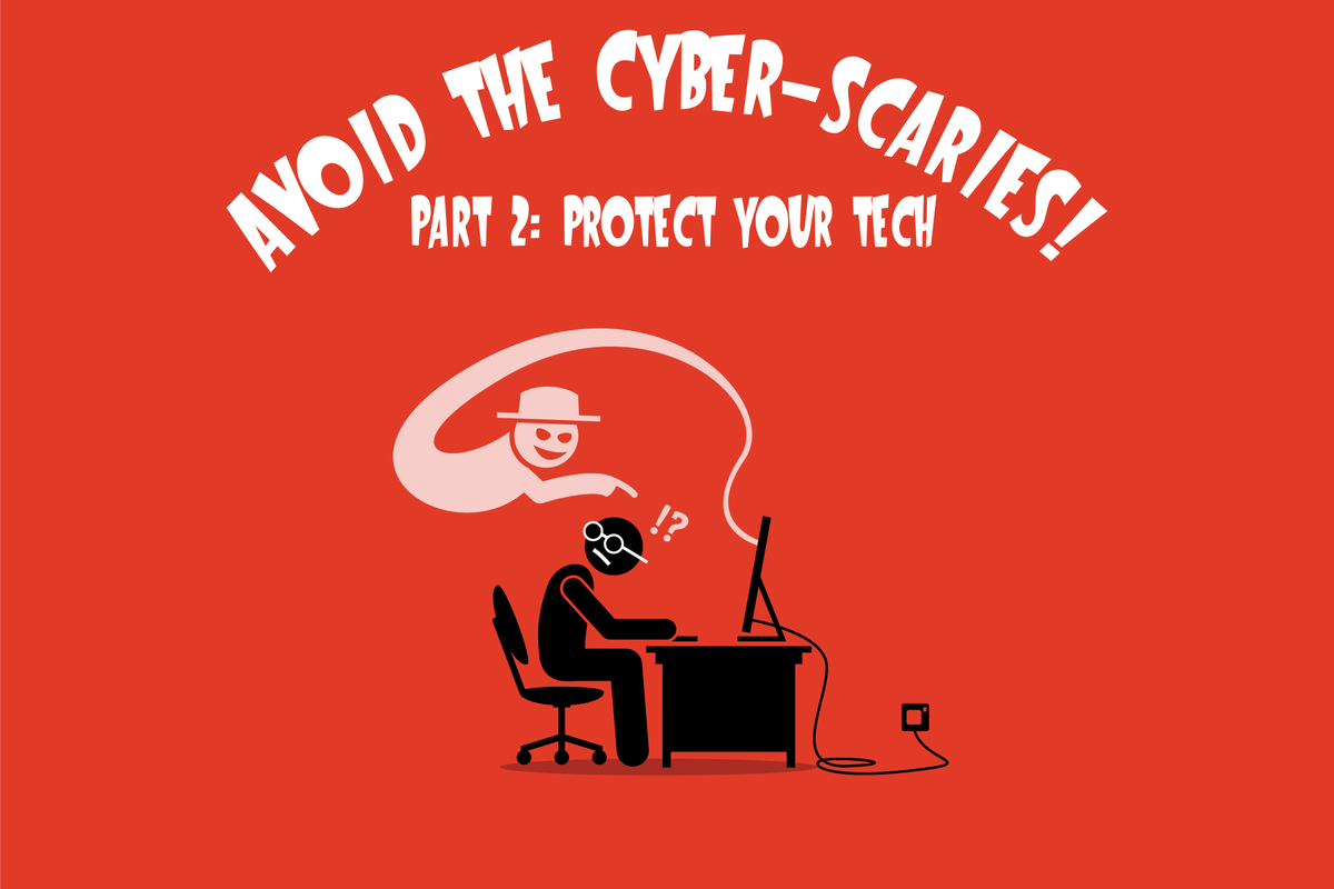 ENAconnects's tweet photo. Hackers, phishers, and identity thieves, oh my! It can be a scary digital world, but that doesn't mean you need to be frightened...just be prepared. Here is part two of our Avoid the Cyber-Scaries blog series. #EdTech https://t.co/y8ItH1KBuy https://t.co/PDF7ZG5ANL