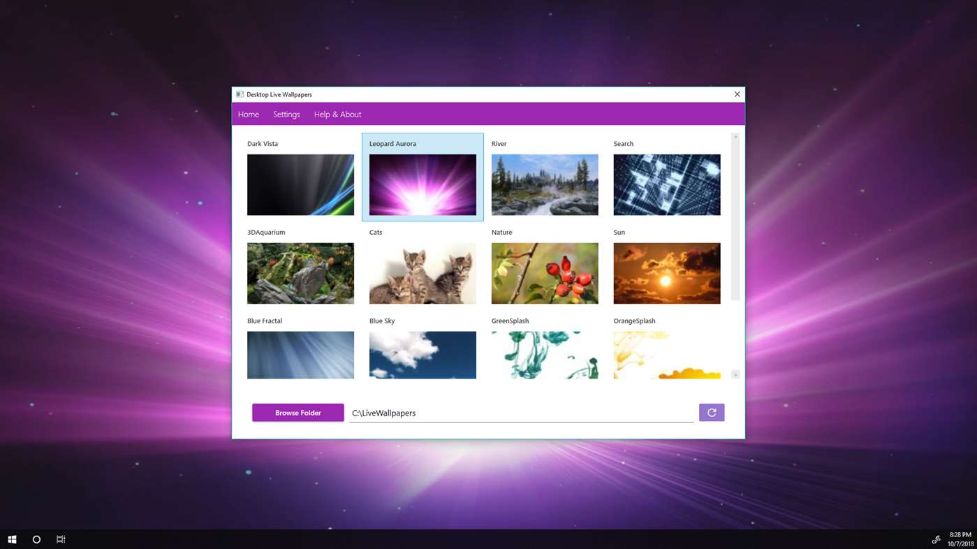 Живые темы для Windows 7