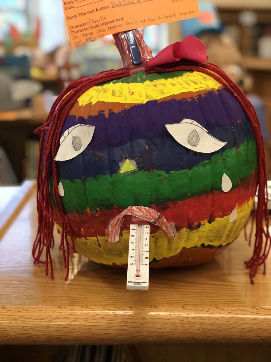 LaKesha_Drinks's tweet photo. Congratulations to Ms. H’s class @HedayatifarS (1st place), Ms. Blanco’s class @Fabilonga (2nd place), and Ms. Schoemann’s class @GTSchoemann (3rd place) for placing in our book character pumpkin contest! @GTGrizzlyBears @AISD_LangArts @AISDArea2Proud https://t.co/LpTRjV342Y