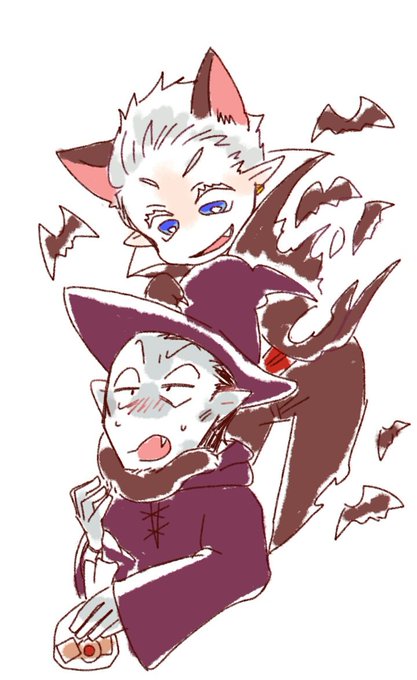40分落書き
逆転世界のハロウィンっぽいロナドラ 