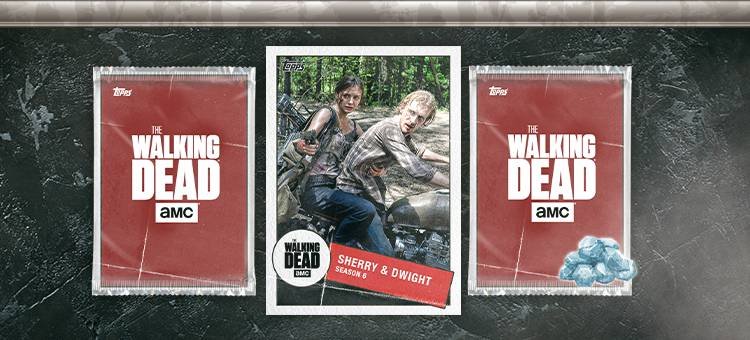 ToppsTWDUC's tweet photo. Collect 1/500 available Sherry &amp; Dwight "Together" marathon inserts today...if you dare ☠ #Halloween #TWDCT 
Set details: https://t.co/kibE452SUw https://t.co/kJmRcSZX8N