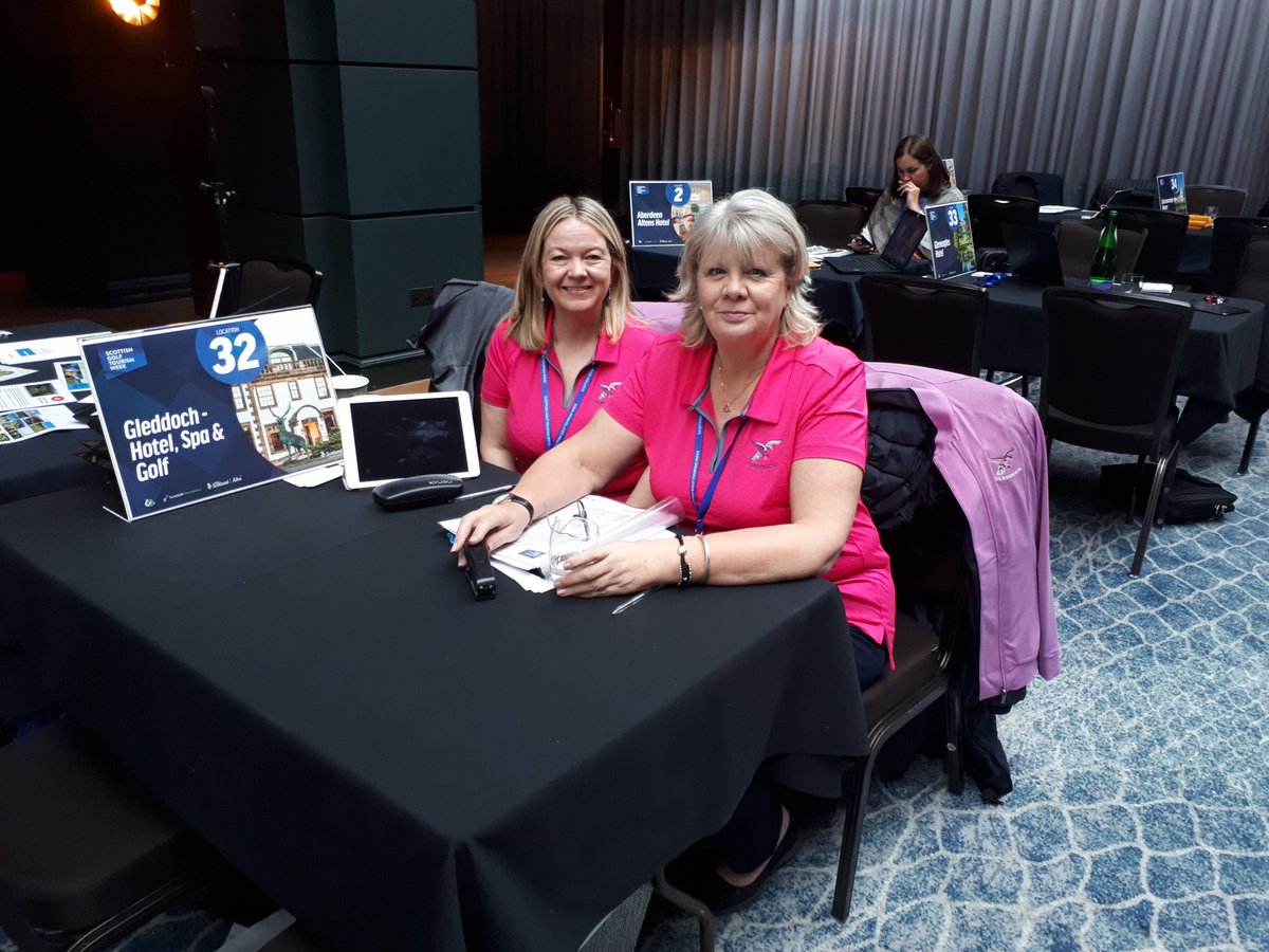 gleddoch's tweet photo. We're at #SGTW2018 today! ⛳️

Pop by and say hello to Laura &amp; Janette on Stand 32 if you're at the event too 😃 https://t.co/ainkX1vYtl