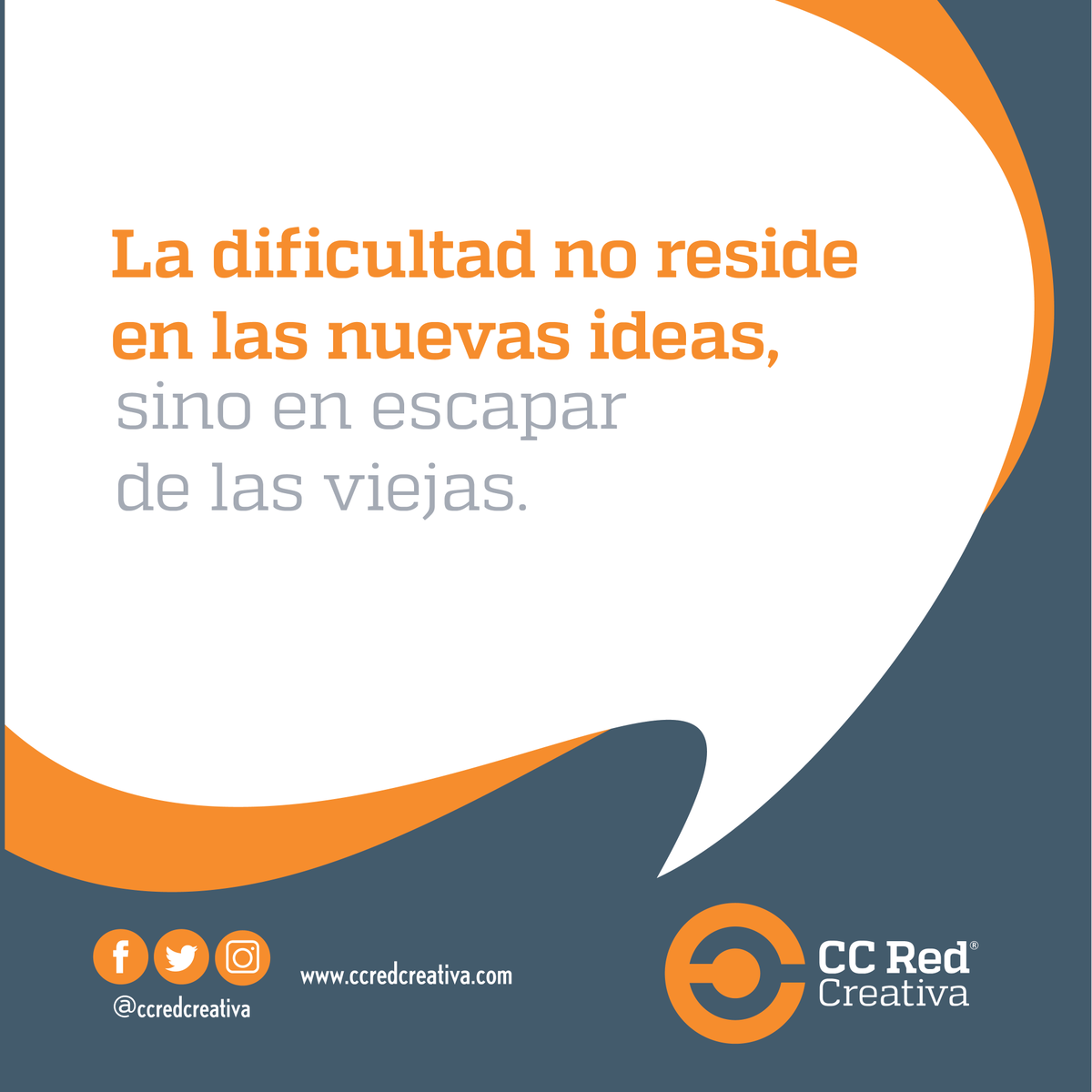 ccredcreativa's tweet photo. El primer paso es superar la resistencia al cambio.
🔸
#publicida #creativa #pymesrd #wehere #hacemosloimposible https://t.co/HccoaGQylS