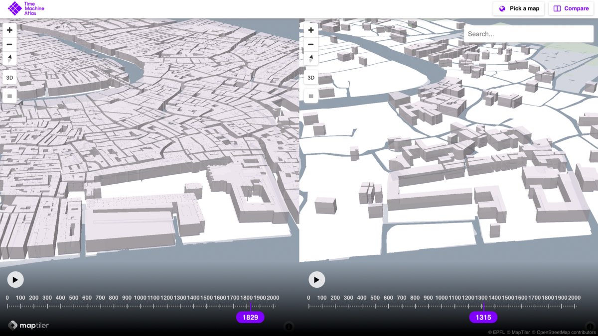MapTiler's tweet image. TimeMachine Atlas is an #interactivemap based on the #OpenStreetmap tagging convention. It is an interesting #opendata joint-venture connecting #carthography and #history. Find out more about this project and its future at maptiler.com/blog/2018/10/t… #TimeMachine18