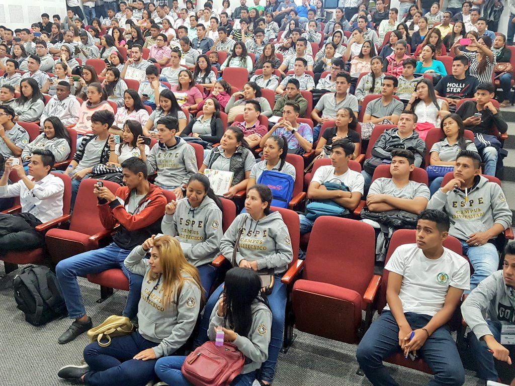 IST_TSA_CHILA's tweet photo. [DÍA 2][CONFERENCIA MAGISTRAL] 'INDUSTRIA 4.0' | I CONGRESO INTERNACIONAL SANTO DOMINGO INVESTIGA #ICISDI | @IST_TSA_CHILA - Auditorio | @EduSuperiorEc @ESPEU @ces_ec https://t.co/GiDmHUG7mm