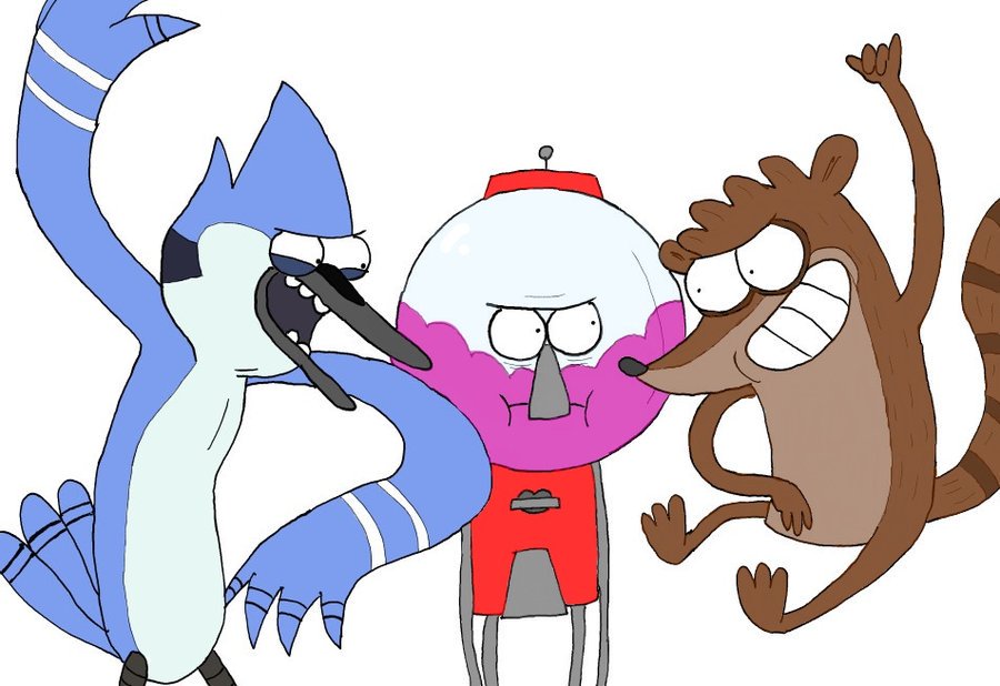 Mordecai and Rigby from @cartoonnetwork's Regular Show. 