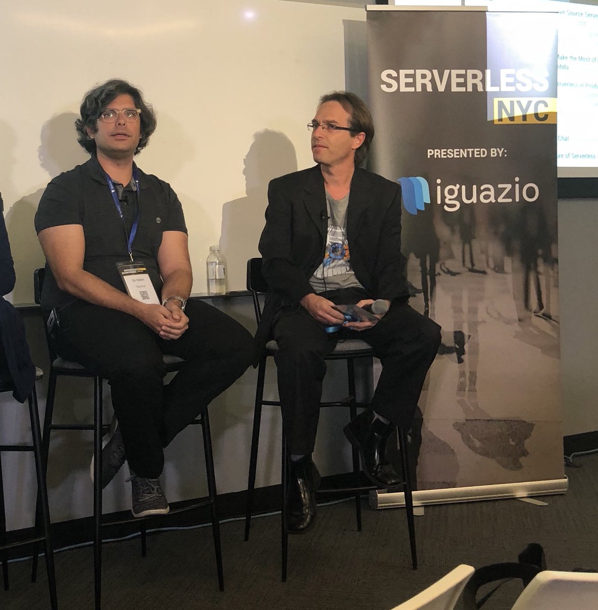 Skyline_AI's tweet photo. Yesterday we had a blast at @ServerlessNYC . Thank you Adi Hirschstein & @daniellaalpher, for having @_orcaman join your panel "Serverless in Production." #proptech #serverlessnyc #snyc18 https://t.co/Nfd07PJoJ9