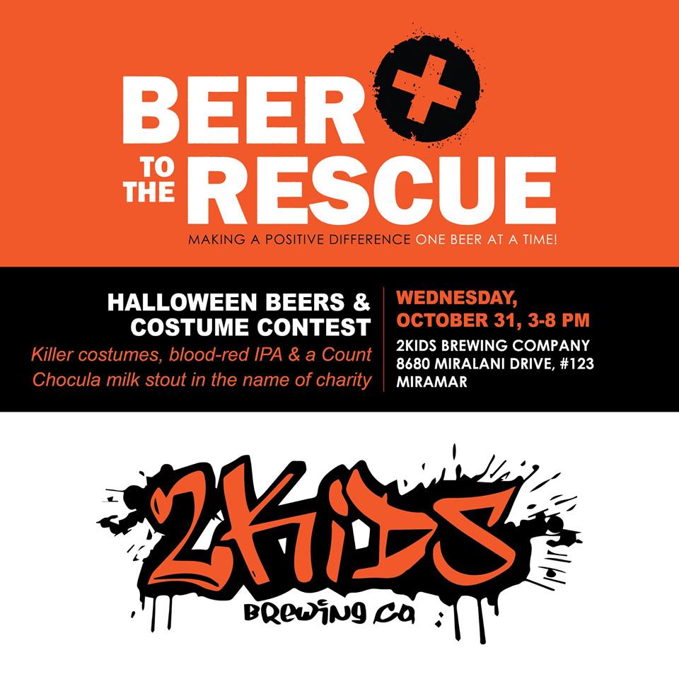 Adult Trick or Treating iis a mess. All you get is candy, but all you want is beer. Even if kindly folk gave you beer, would you really want to carry them all night? Just go to <a href="/2kidsbrewing/">2kids Brewing Co</a> tonight for #spoopy specialty brews (Count Chocula Milk Stout!) to benefit <a href="/LupusSoCal/">LupusSoCal</a>