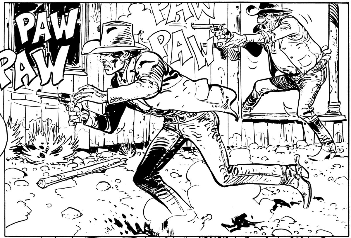 Jean 'Moebius' Giraud, Blueberry, b&amp;w, details 