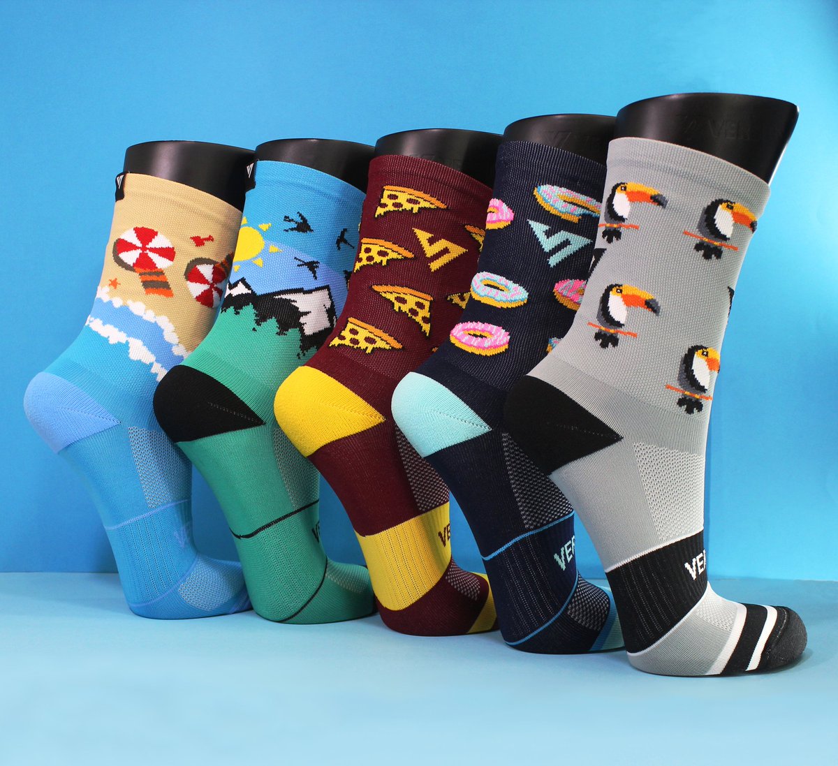 IT'S HERE! 🎉 Introducing our NEW collection of Performance Active Socks! Definitely some of our most exciting designs to date! Now available at a shop near you 😀