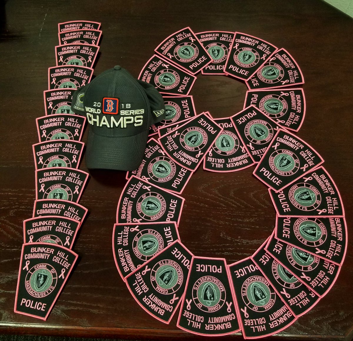 BHCCPD's tweet photo. Please make sure to celebrate the #BostonRedSox responsibly today!
@PinkPatchPrjct
@RedSox
#RedSox
#PinkPatchProject
#PinkPatch
#BHCCPDPinkPatch
#BHCCPD
#PinkPatchProject2018
#BreastCancerAwareness
#BreastCancerAwarenessMonth
#DanaFarber
#DanaFarberCancerInstitute https://t.co/O5gOpqEr80