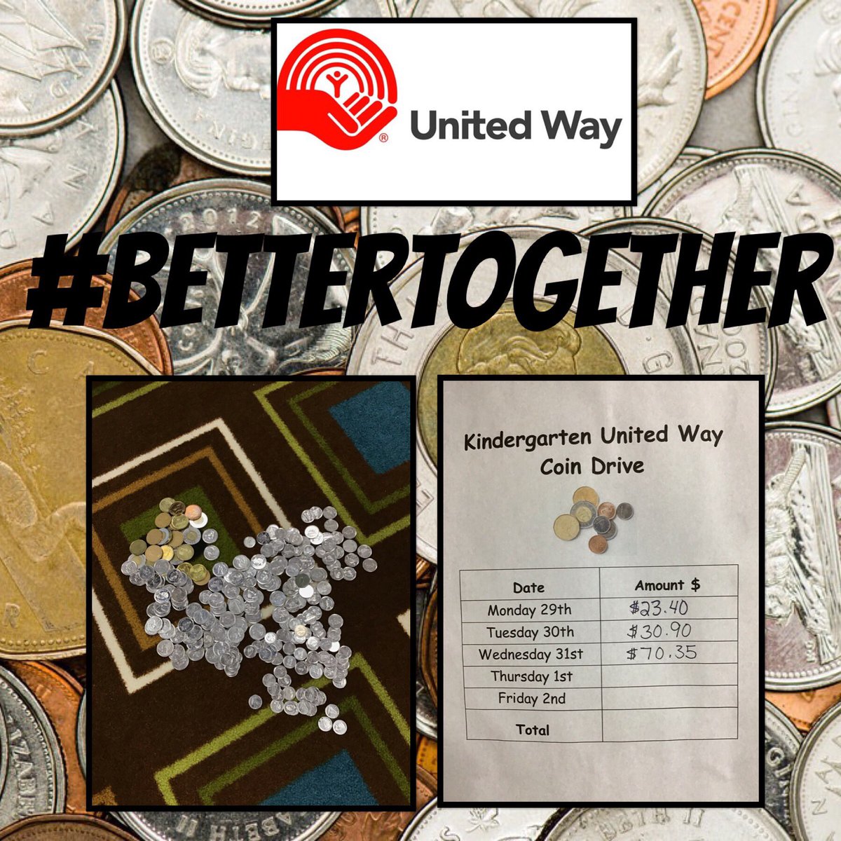HTS_Kindies's tweet photo. #unitedwayweek #coindriveπ° #bettertogether @HTSRichmondHill https://t.co/DhBhC1lhbv