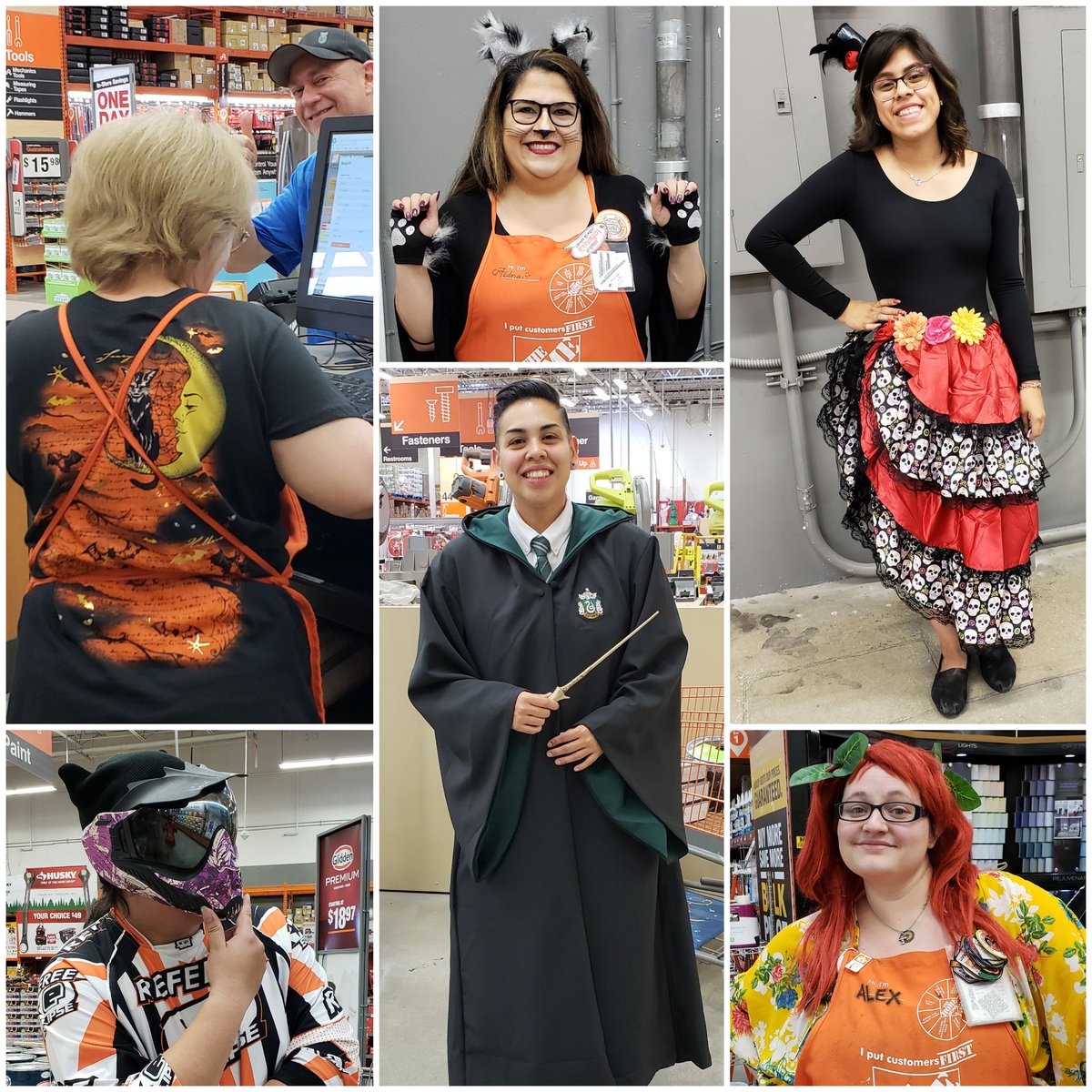 ibsmurfy1's tweet photo. Store 580 has the Halloween Spirit!!!#ItisLeviosaaa' @TuttleLouis @jess_ramirez_ @roxinursox @RebekahBush @jreed4401 @LMcmilian https://t.co/rXBhvhFXxZ