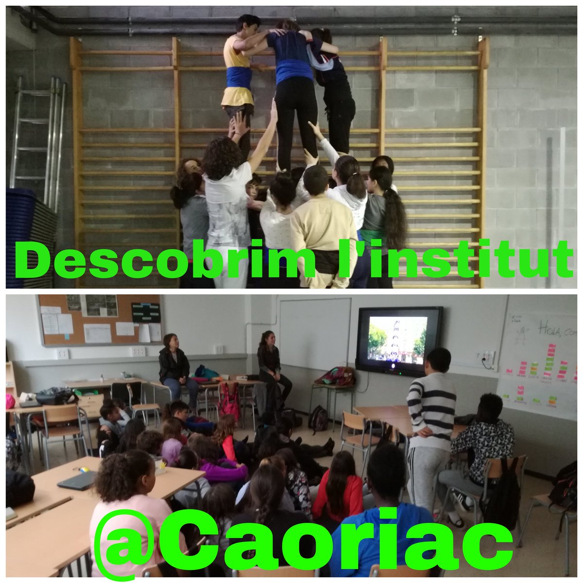 Avui hem ofert un taller gratuït per a un nou #institut públic de #sabadell
De la mà de <a href="/saballuts/">Saballuts</a> , hem visitat l'Institut @CaOriac
Un plaer haver participat de la vostra #Castanyada2018 amb els valors #castellers @sbdeducacio
@sbdcultura #construintciutat2018 #ciutatiescola